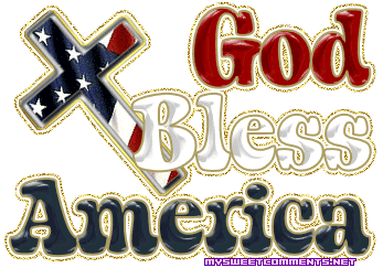God Bless America Cross picture