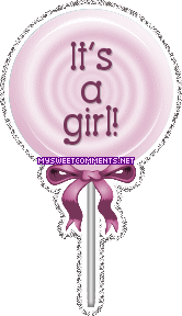 Its A Girl Lollipop picture