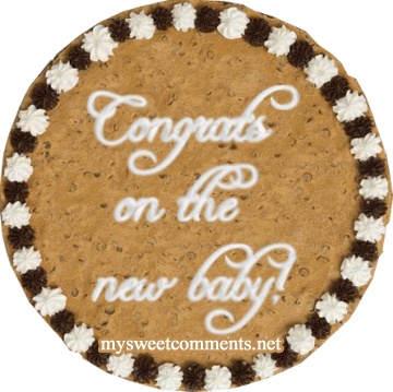 The Baby Congrats Cookie picture