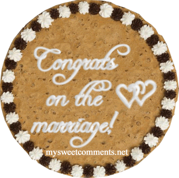 The Marriage Congrats Cookie picture
