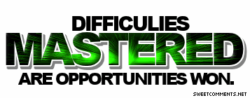 Difficulites Mastered picture
