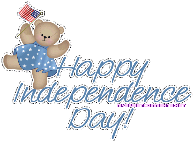 Bear Independence Day picture