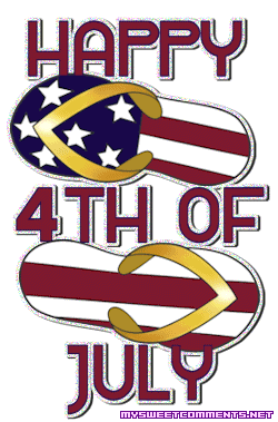 Happy Th Of July Flipflops picture