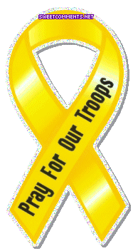 Yellow Ribbon Pray For Our Troops picture