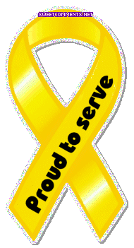 Yellow Ribbon Proud To Serve picture