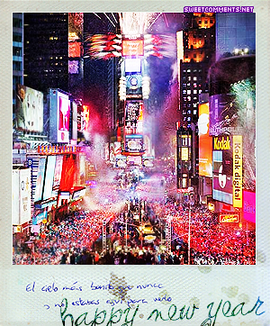 Polaroid New Year picture