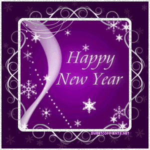 Purple New Year picture