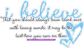 Leave Loving Words