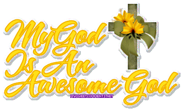 Awesome God Yellow picture