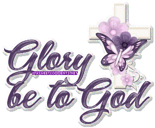 Glory Be To God Purple picture
