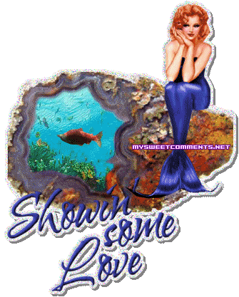 Showing Love Mermaid Blue picture