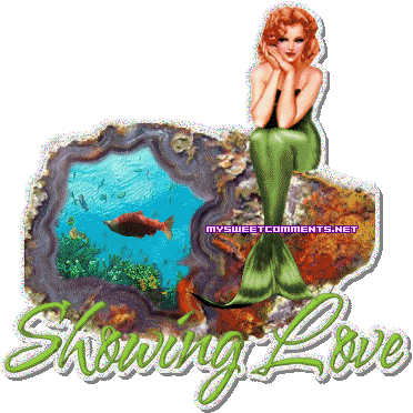 Showing Love Mermaid Green picture